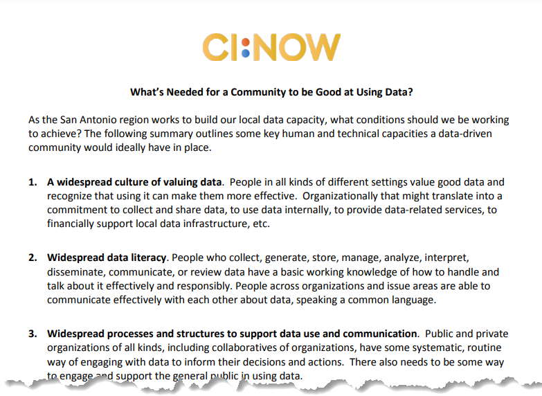 6 - Presentation on “Your Role In Fostering a Data-Driven Community” to NNIP Panel